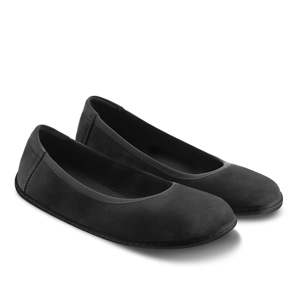 BeLenka Sophie Matt Black Barfuss-Ballerinas